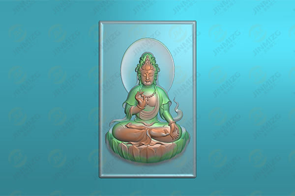 【觀音】玉雕機平面浮雕圖紙A-30455